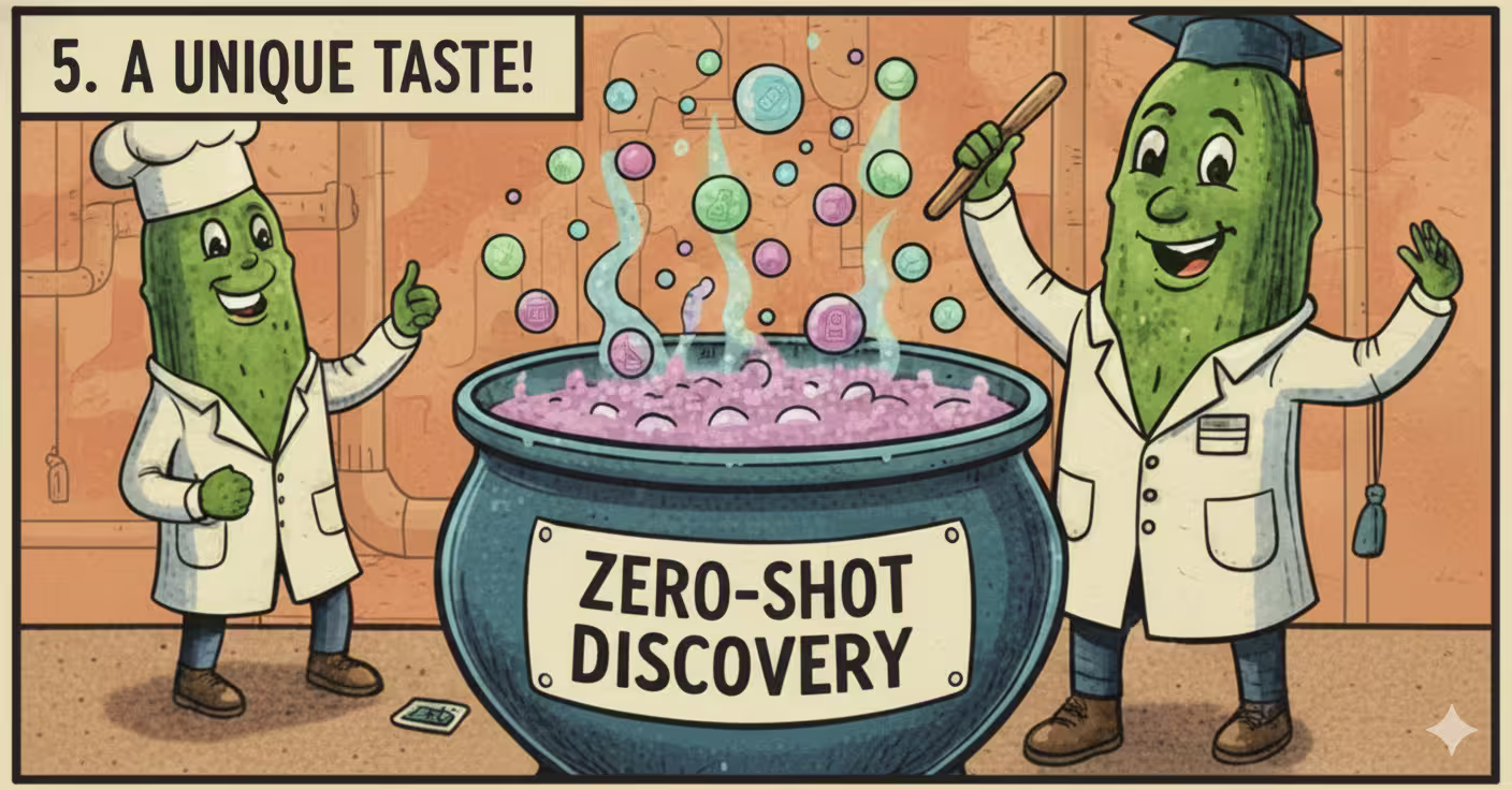 Taste Zero-shot Discovery